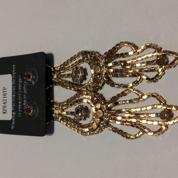 Sparkly  Rhinestone Earrings - Picture 4 of 5